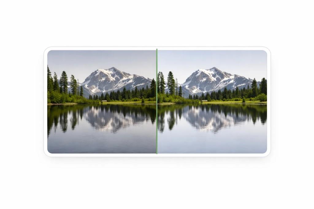 Before and after comparison illustrating WebP to JPG conversion quality